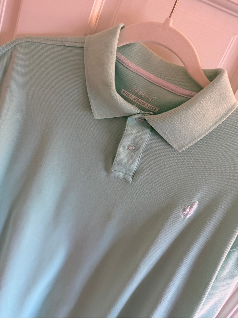 johnnie-O Men’s PREP-FORMANCE Polo M Mint Seafoam Green Golf Shirt